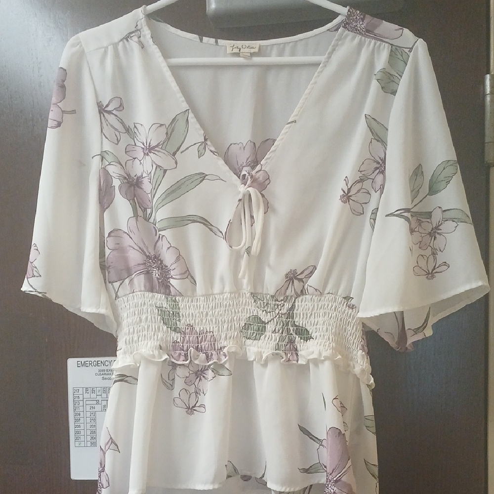 Floral Print Women's Top
